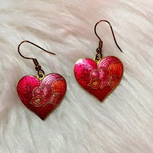 VINTAGE VALENTINE EARRINGS ❤️